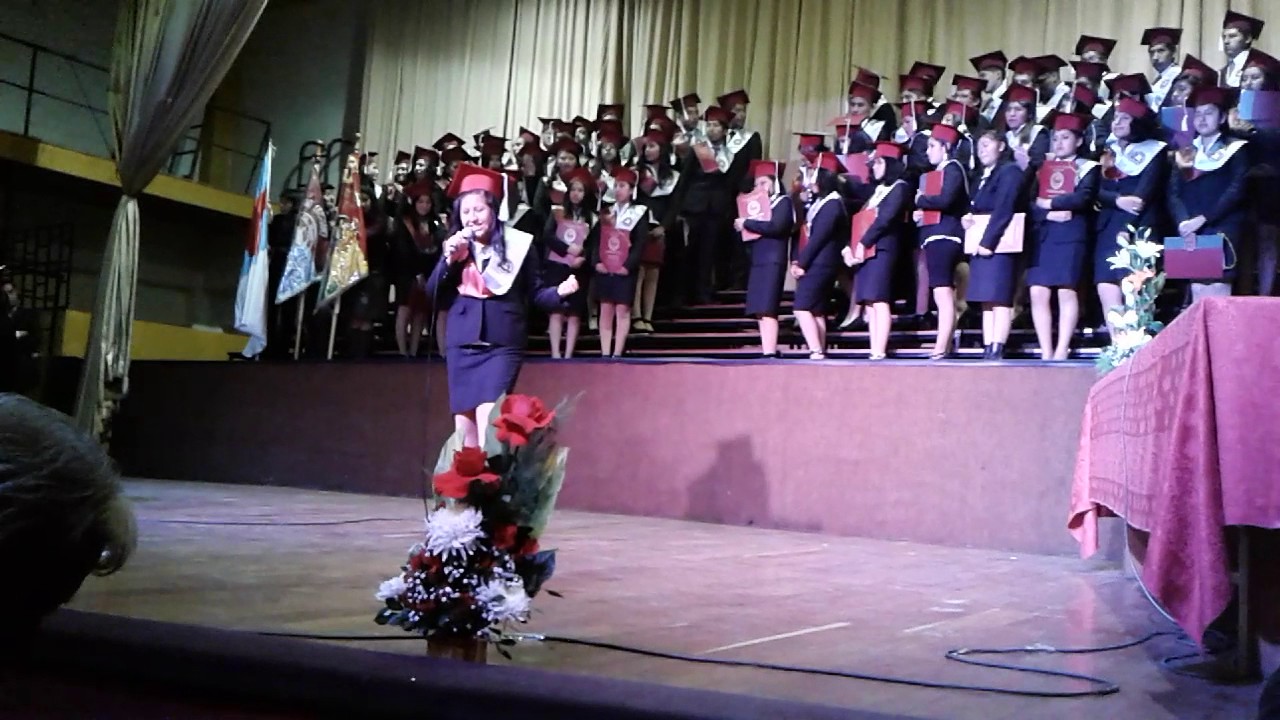 Poesía para graduación (EL ADIOS) COLEGIO CRISTIANO SHALOM