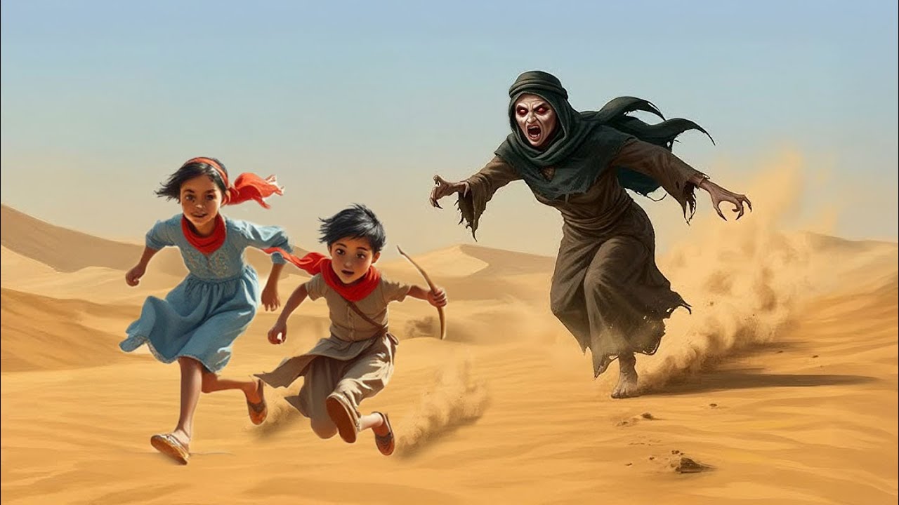 #قصة نغير و ريحانة مع الغولة في الغابة - الجزء الأول