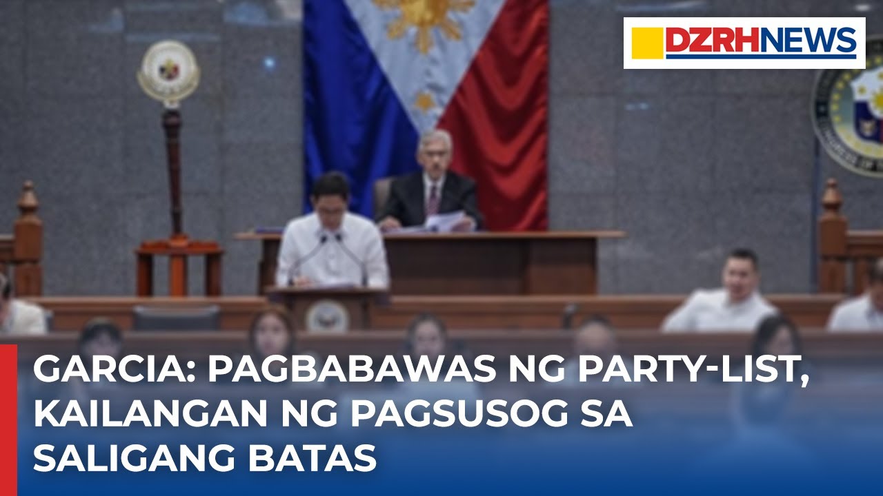 Pagbabawas sa bilang ng Party-List sa Kongreso, mangangailangan ng Charter Change — Atty. Garcia