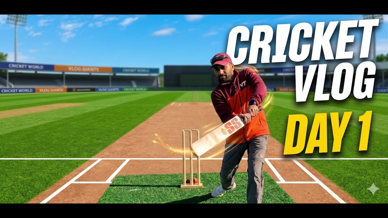 Cricket vlog 001