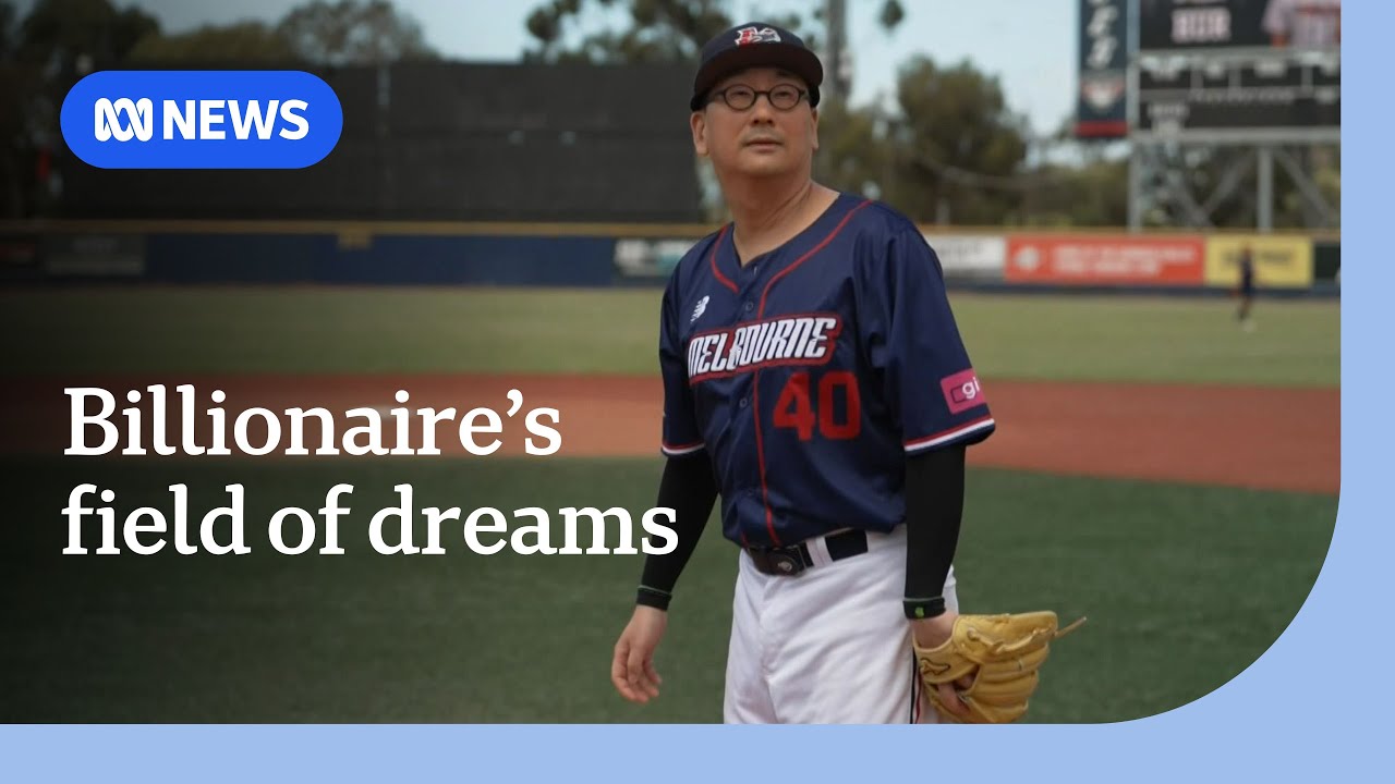 Australian baseball team trials Korean billionaire as pitcher | ABC NEWS