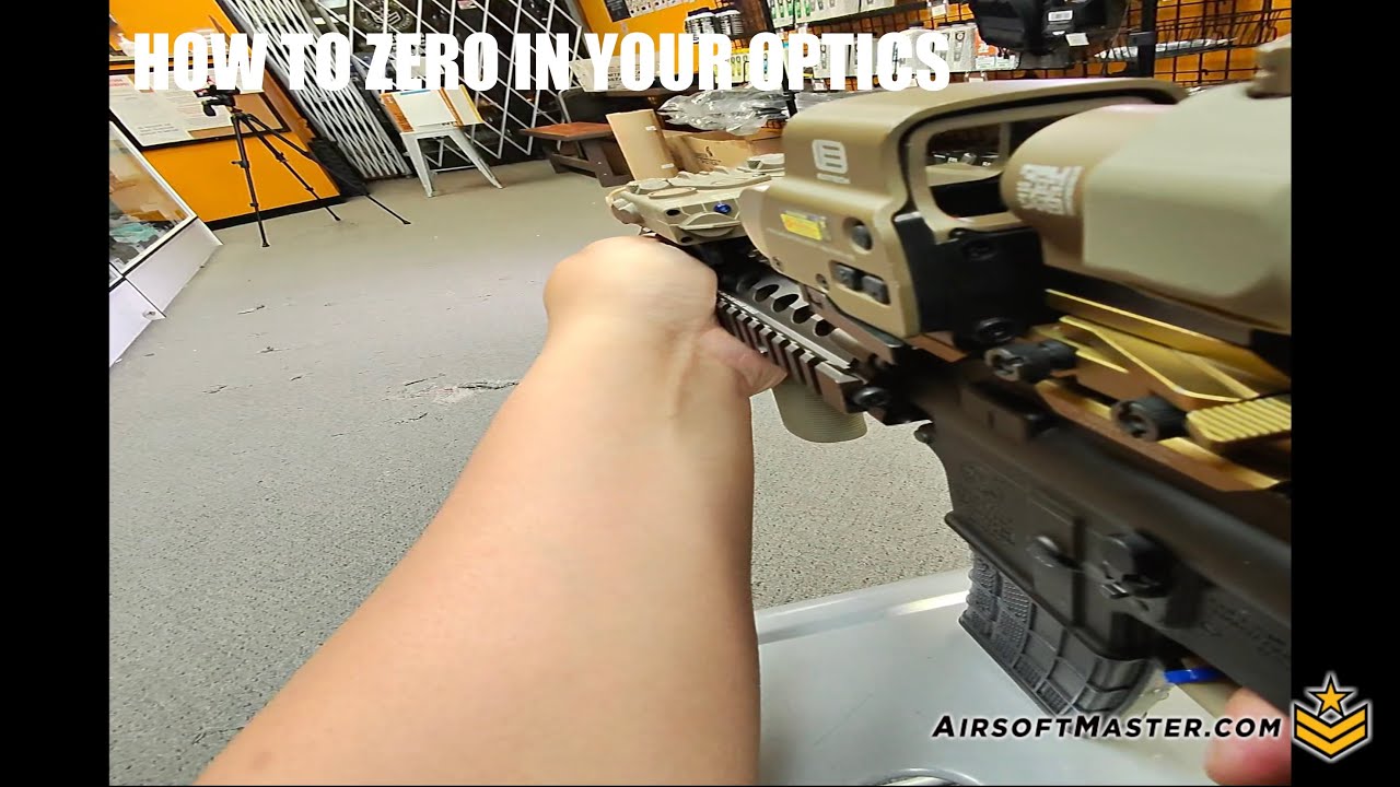 How To Zero Your Optic in Airsoft (Tech Work!)