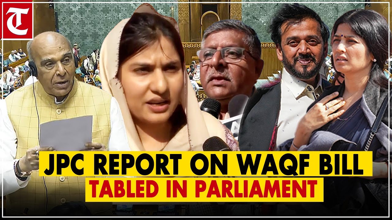 JPC report on Waqf Bill tabled in Parliament;&nbsp;MPs&nbsp;react