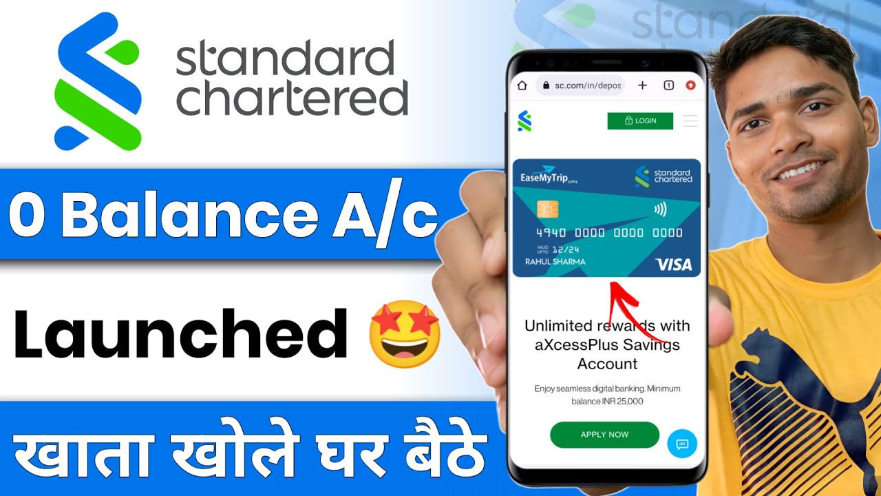 standard chartered bank zero balance account opening online | international Bank account opening