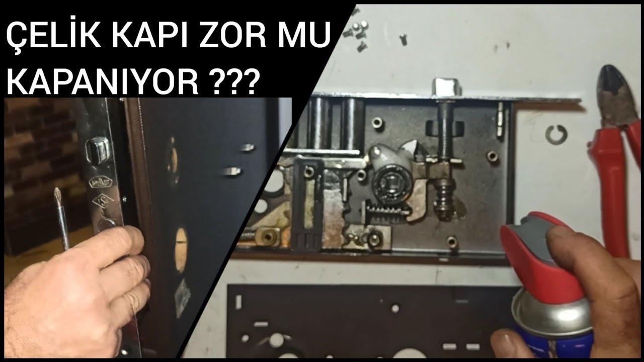 Zor kapanan çelik kapı kilit tamiratı nasıl yapılır? En garantili çözüm bu olabilir.