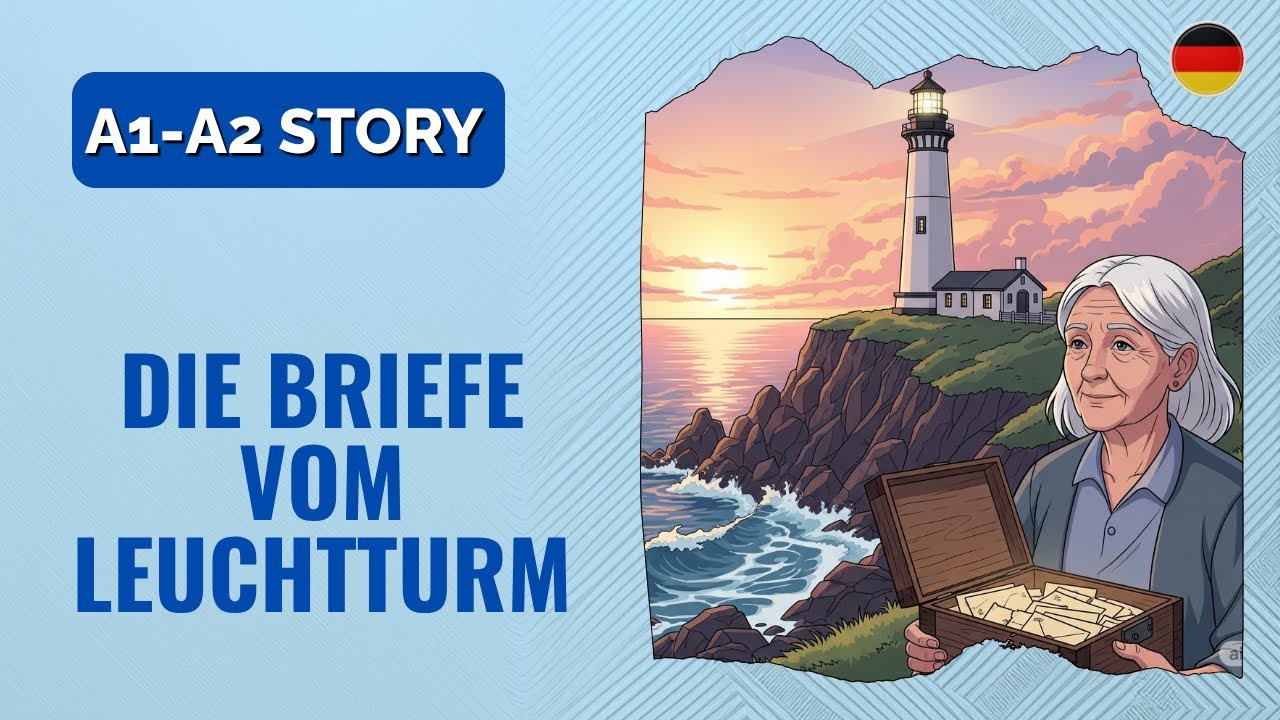 Learn German Through Easy Stories For Beginners (A1-A2) | The Letters From The Lighthouse