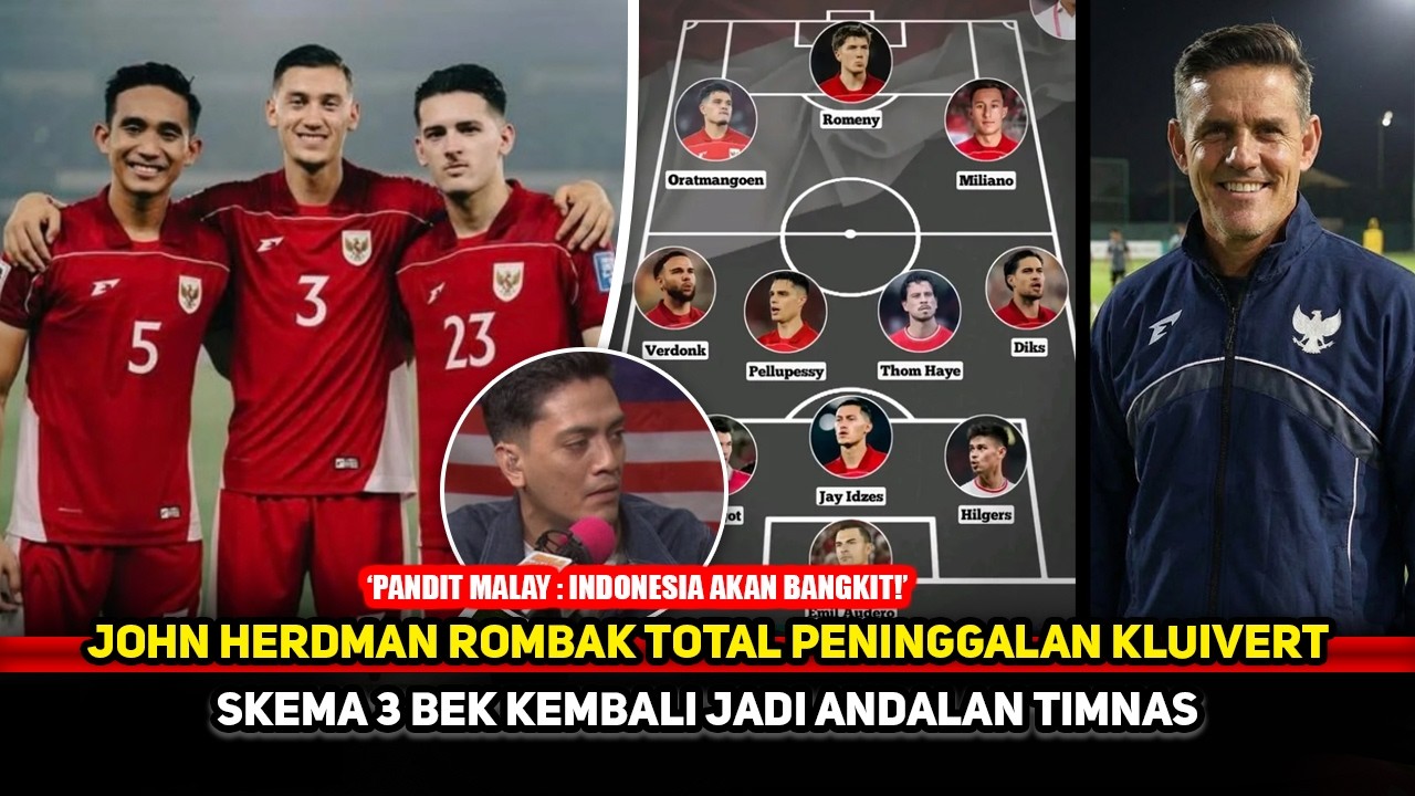 SUDAH DIPUTUSKAN! John Herdman siapkan Formasi Se Mengerikan Ini~Peninggalan Kluivert dilupakan