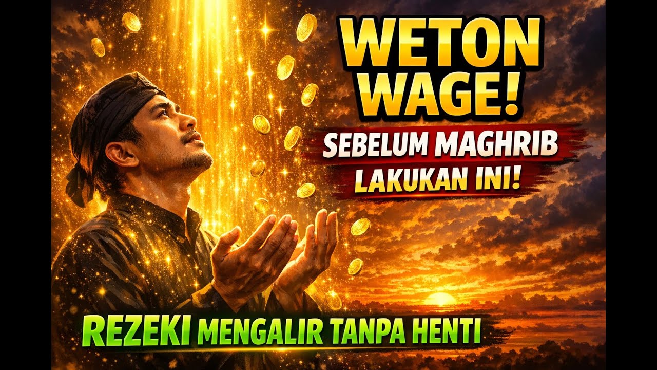 Khusus Weton Wage! Lakukan Amalan Ini Sebelum Matahari Terbenam