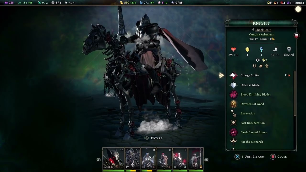 Age of Wonders 4 Gameplay Thrones of Blood - King Gahudrid (Vampire) part 3