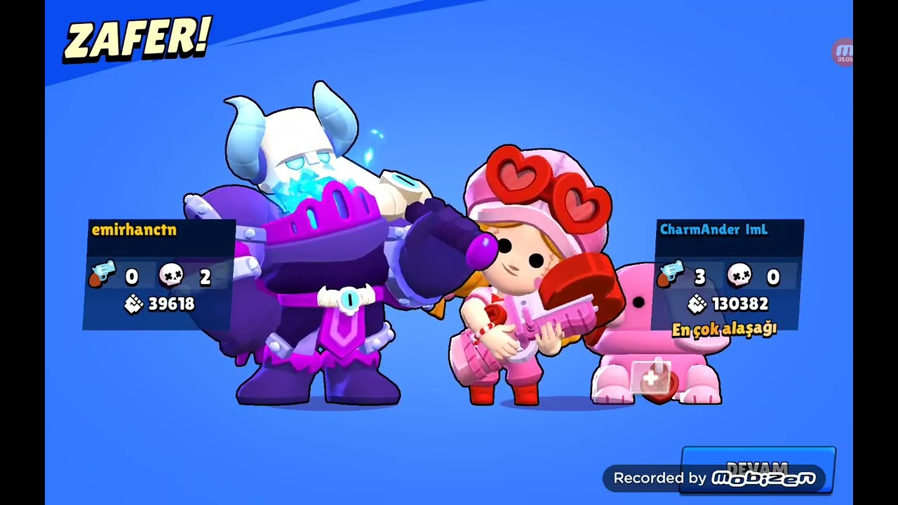 Bugün sizlerle birlikte brawl Stars oynadık