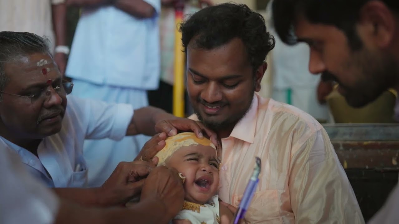 Cute scenes from these cuties ear piercing ceremony ♥️ Devith sai  | Village Fiesta| BTM Photography