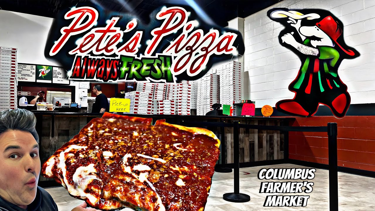 Pete's Pizza Authentic Old Fashion Tomato Pies | Columbus Farmers Market's Best Kept Secret