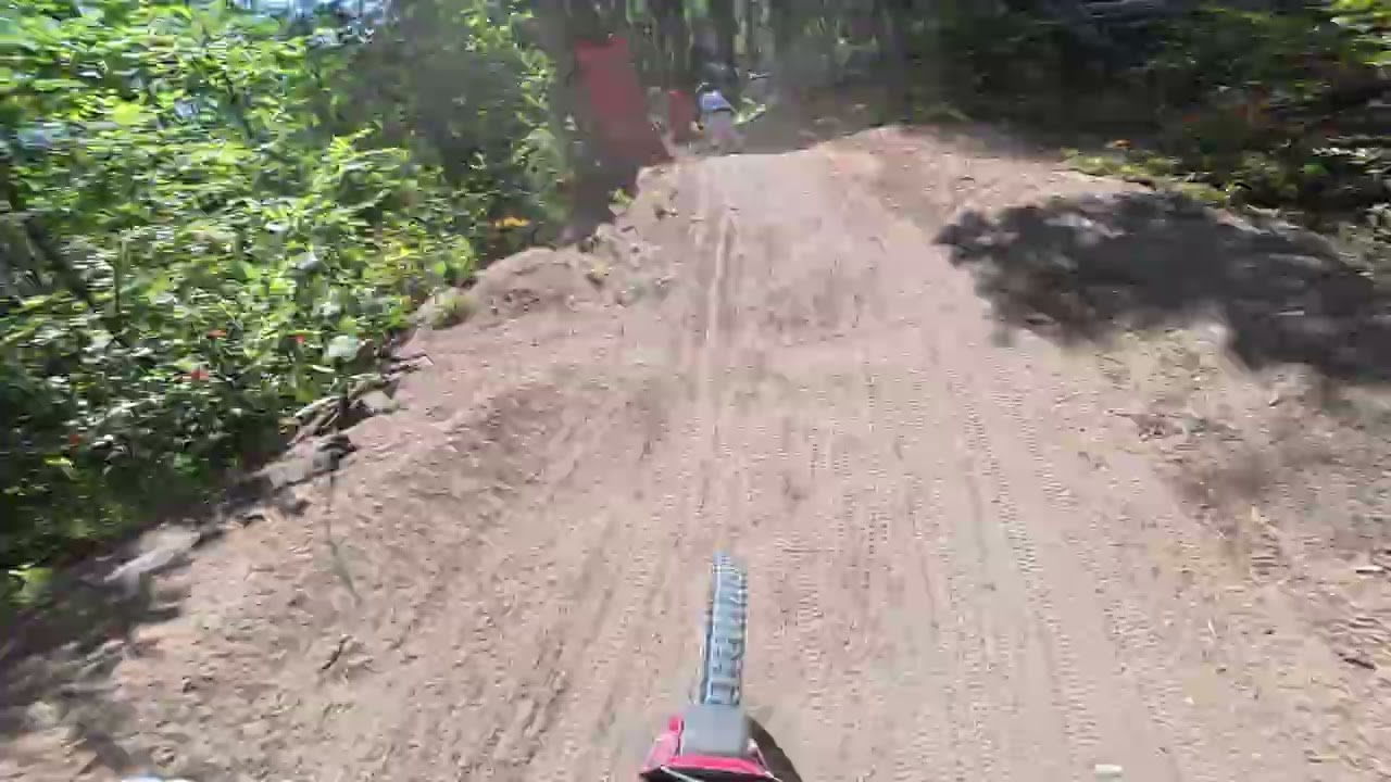 Pista Super X, Nevados de Chillán, con chino y samir 