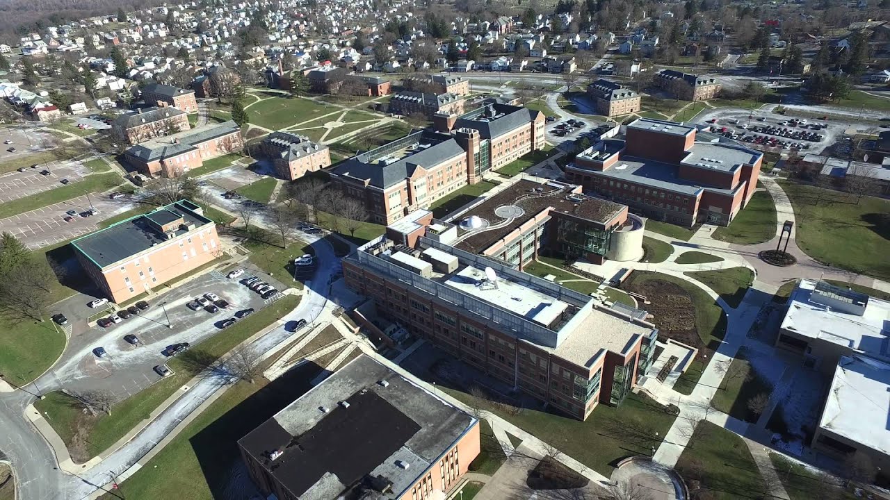 DJI Inspire 1 Drone at Frostburg State University Frostburg Maryland 4k