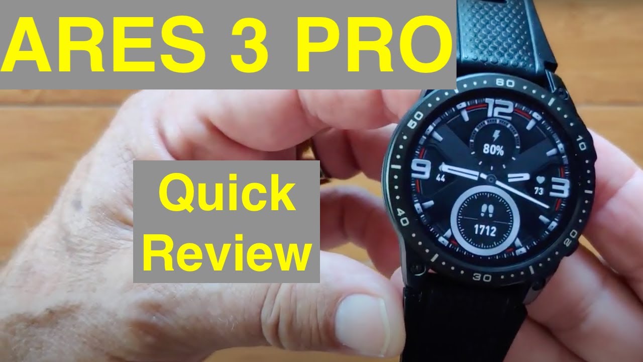 ZEBLAZE ARES 3 PRO BT Calling 5ATM Ultra HD AMOLED Swimming Rugged Smartwatch: Quick Overview