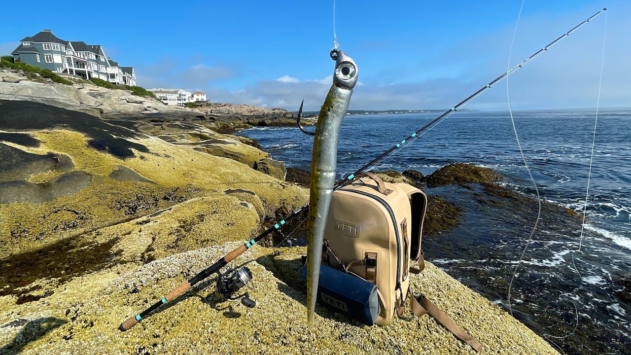 Exploring New Waters In Maine - Surf Fishing for what ever bites and Lobster Roles!