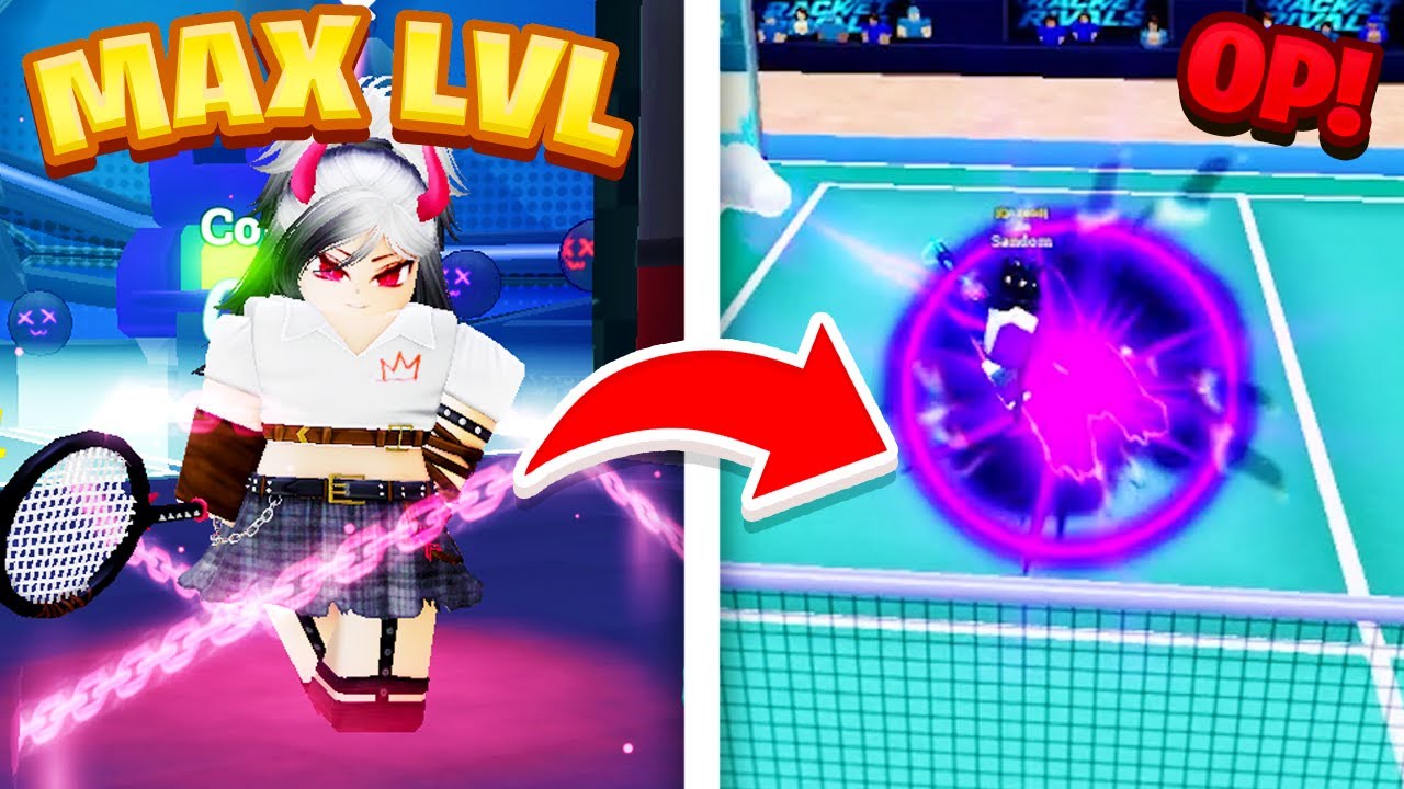 MAX LEVEL JIN in Racket Rivals is OP