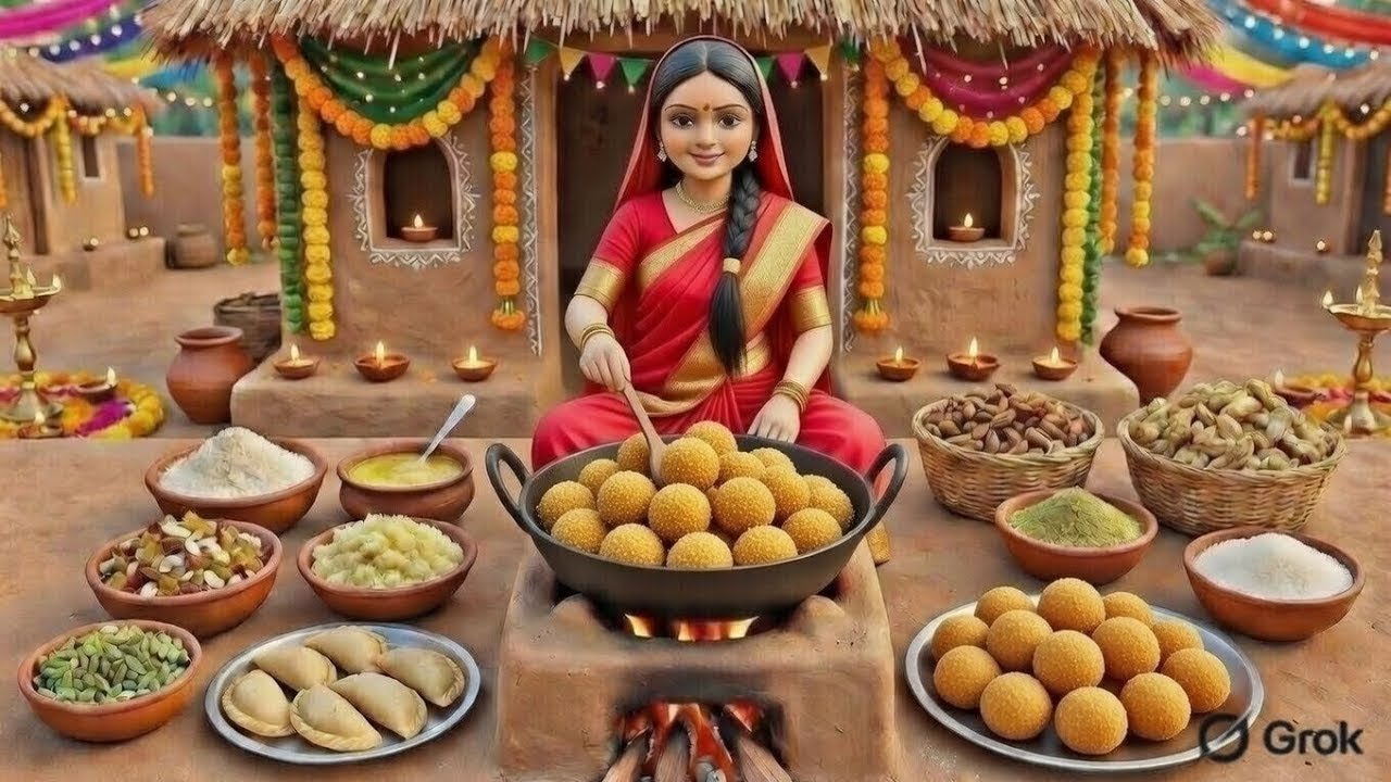 Miniature Doll Jalebi Cooking ASMR | Indian Village Tiny Kitchen Sweet Recipe