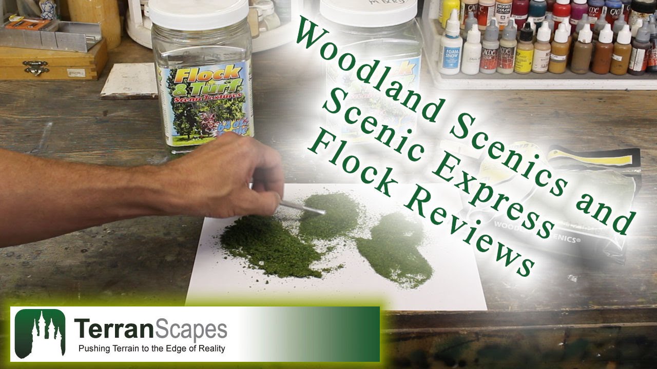 TerranScapes - Woodland Scenic and Scenic Express Flock Review