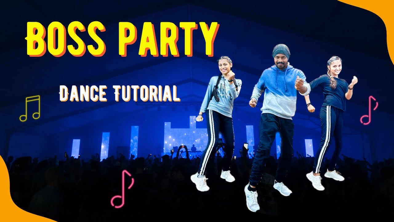 Boss Party | Dance Tutorial | Waltair Veerayya | Megastar Chiranjeevi | KDS-Krazy Dance Studios