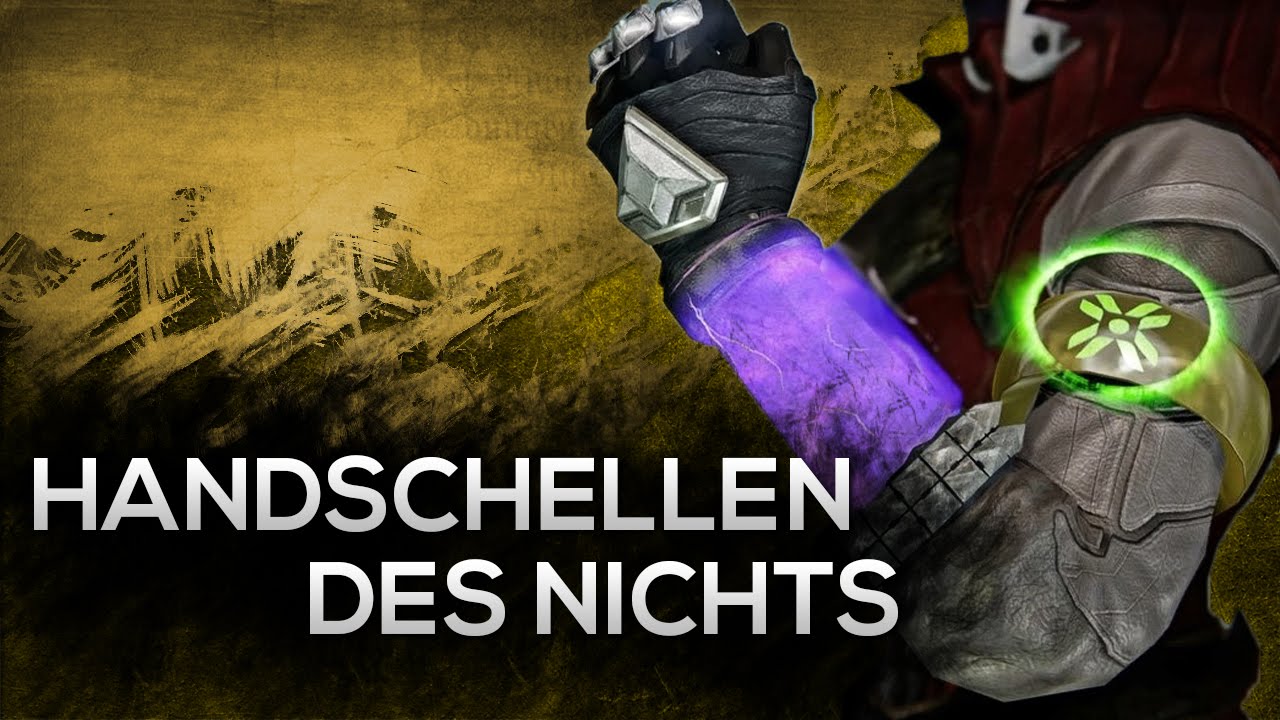 Destiny: exotische Warlock Armschienen / Handschellen des Nichts