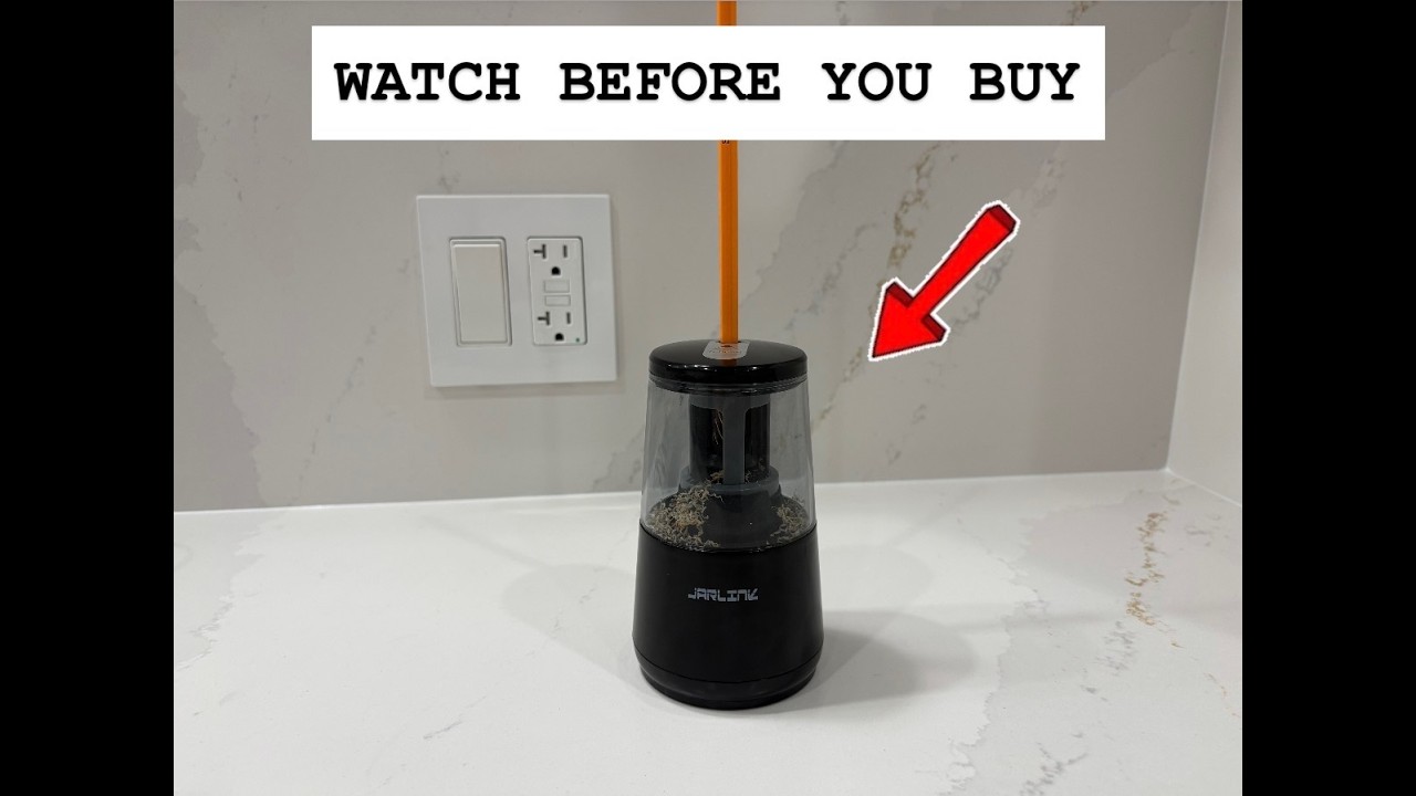 JARLINK Electric Pencil Sharpener Review!