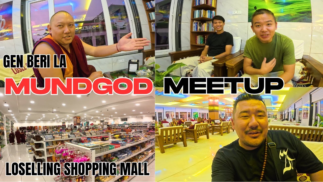 MUNDGOD FRIENDS || LOSELLING SHOPPING HUB || LOSELLING CAFE || TIBETAN BIGGEST MONESTRY || VLOGGER