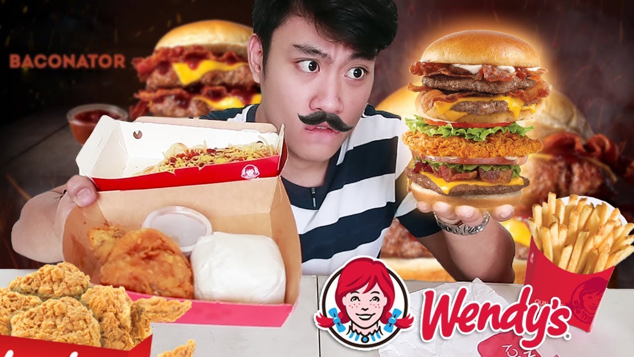 WENDY'S BEST SELLER TASTE TEST/MUKBANG!!