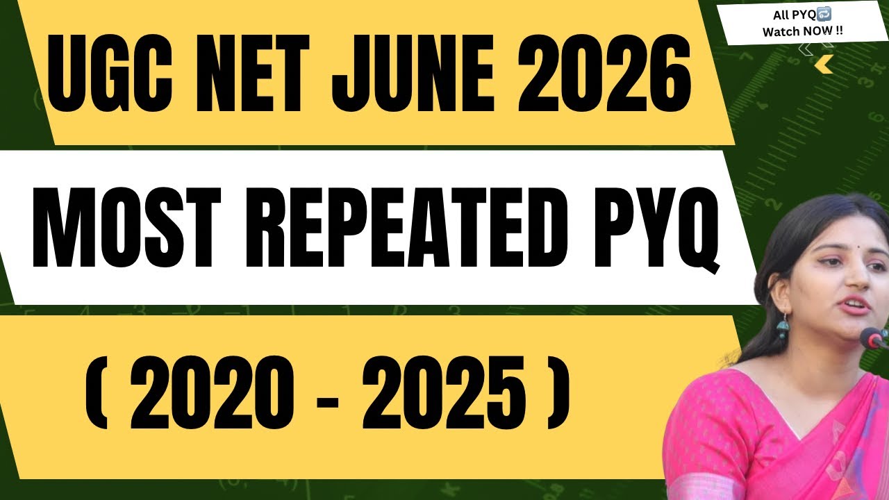 🔥 Most Repeated PYQs | UGC NET English 2026 | Final Revision Before Exam #english 