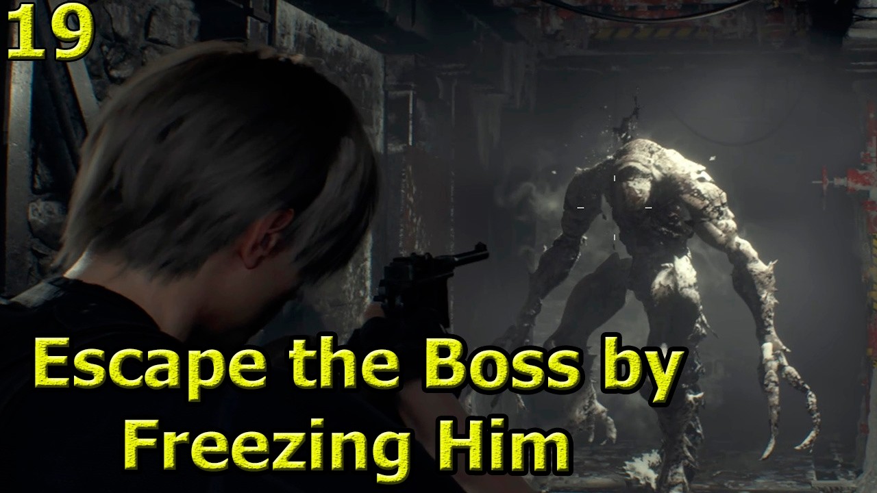 How to Escape the Boss by Freezing Him with Liquid Nitrogen  Resident Evil 4 Remake