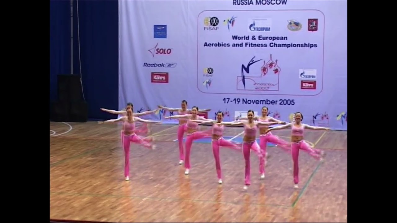 Aerobic Dancers Kladno (CZ) Fisaf 2005 - Moscow - Juniors