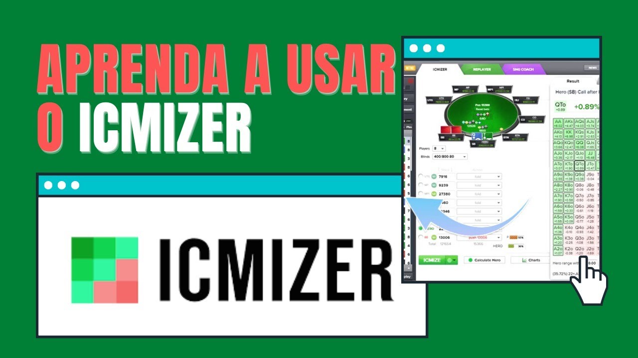 APRENDA A USAR O ICMIZER (MELHOR FERRAMENTA DO POKER)