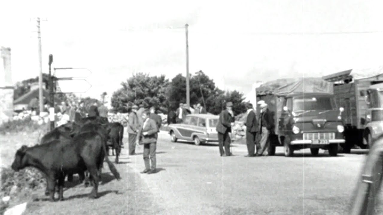 Market Day in the Gaeltacht Village of Casla, Co. Galway, Ireland 1965
