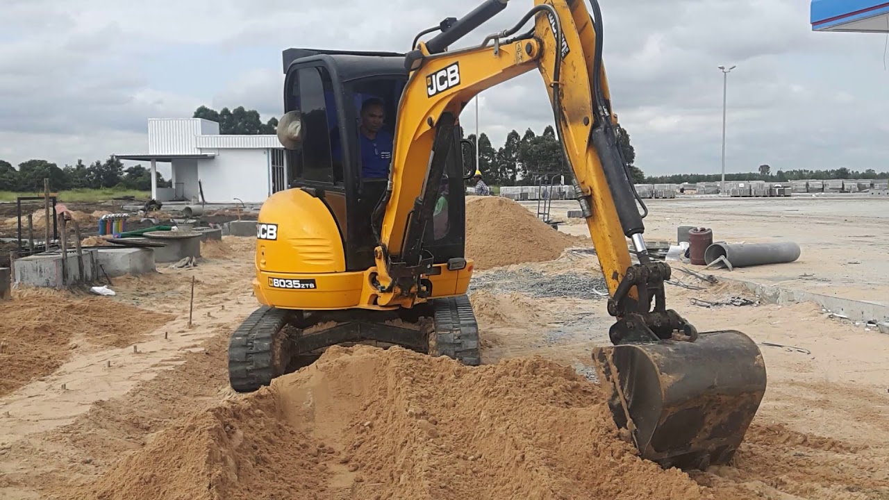 รีวิว รถขุด JCB 8035ZTS เล็กแต่เร็วจัดจริงๆ บุ้งกี๋สวยดีครับ excavator EP.2754
