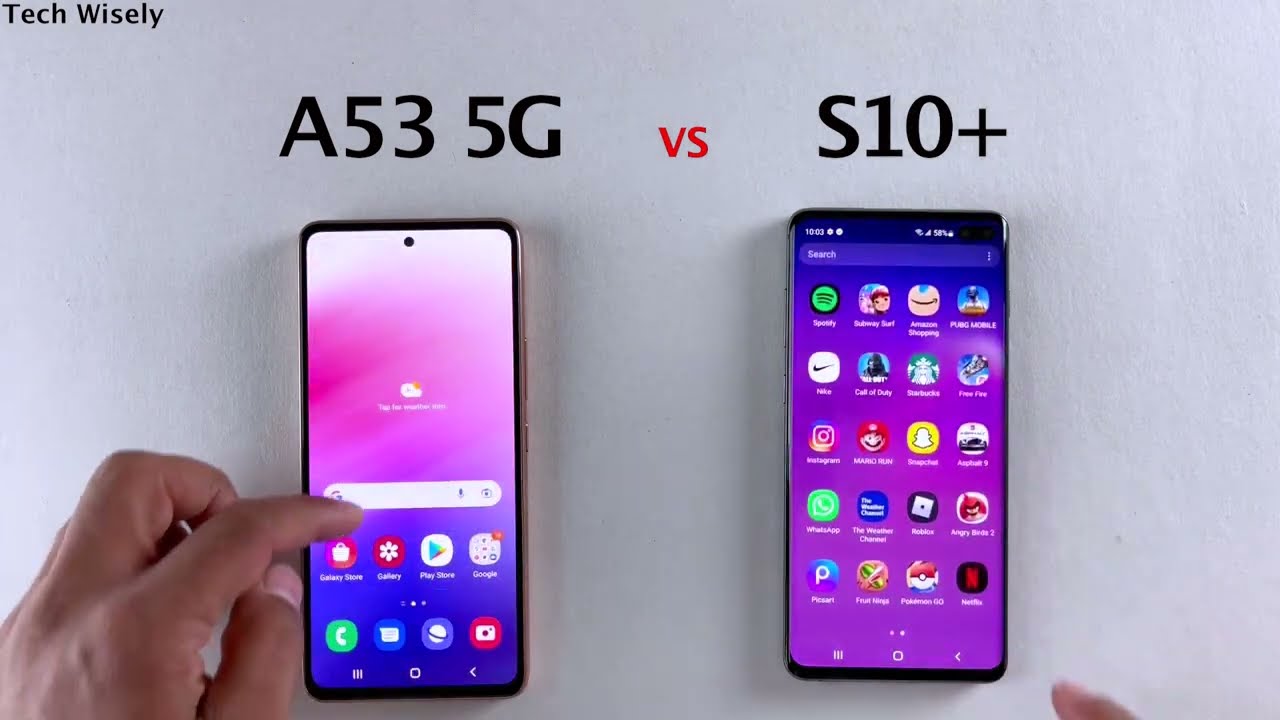 SAMSUNG A53 5G vs S10+ | SPEED TEST
