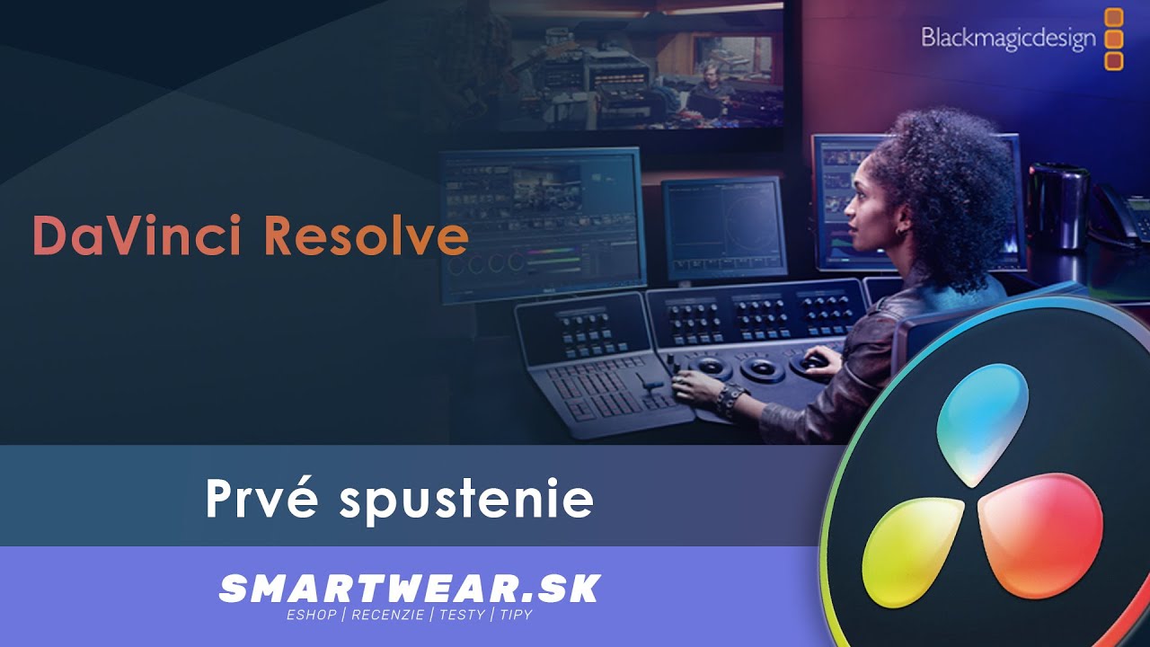 DaVinci Resolve - Prvé spustenie