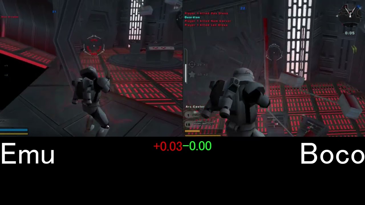 Death Star RotE Comparison - Emu's Old Route vs New Route 3:55 PB