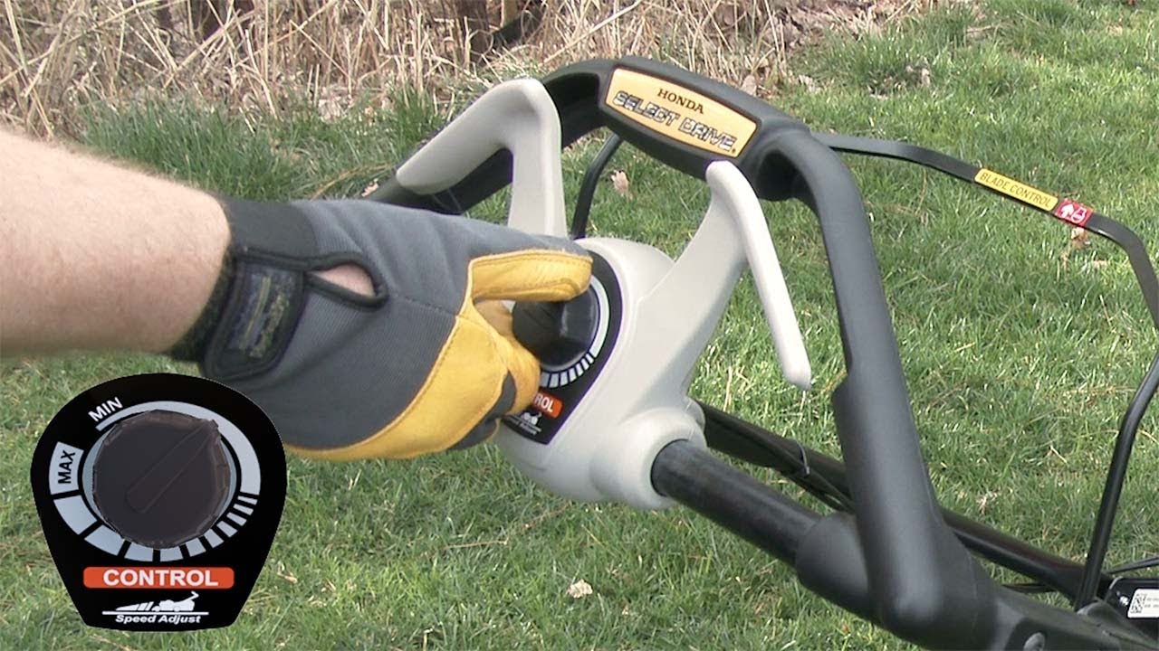 HRX217 K6 VKA Lawn Mower Operation