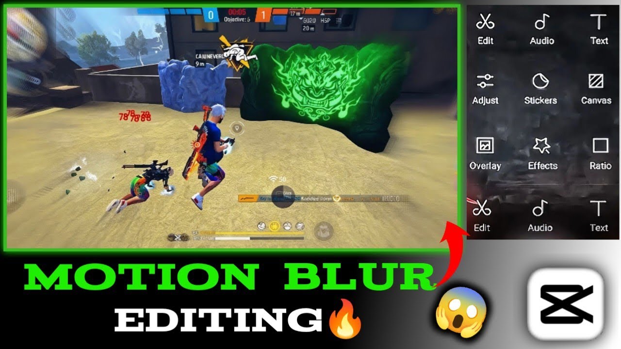 How To Edit Gameplay Like Brazilian Players🇧🇷 In Capcut. How To Add Motion Blur Your Free fire🔥 Game