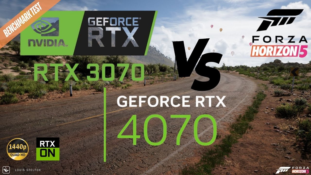 RTX 3070 vs RTX 4070 | Forza Horizon 5 Benchmark | 1440p Extreme + Ray Tracing