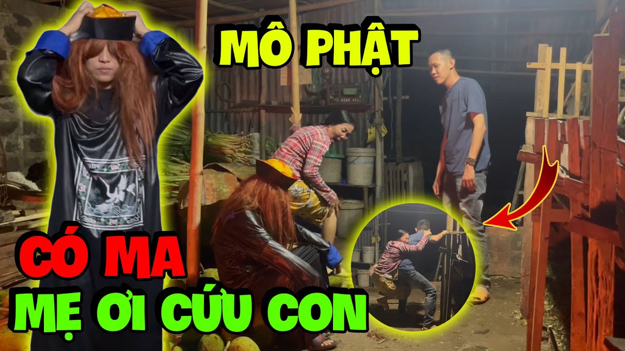 Mẹ Hương Với Anh Trai Suýt Tè Ra Quần Với Con Ma Cương Thi Hải Ka