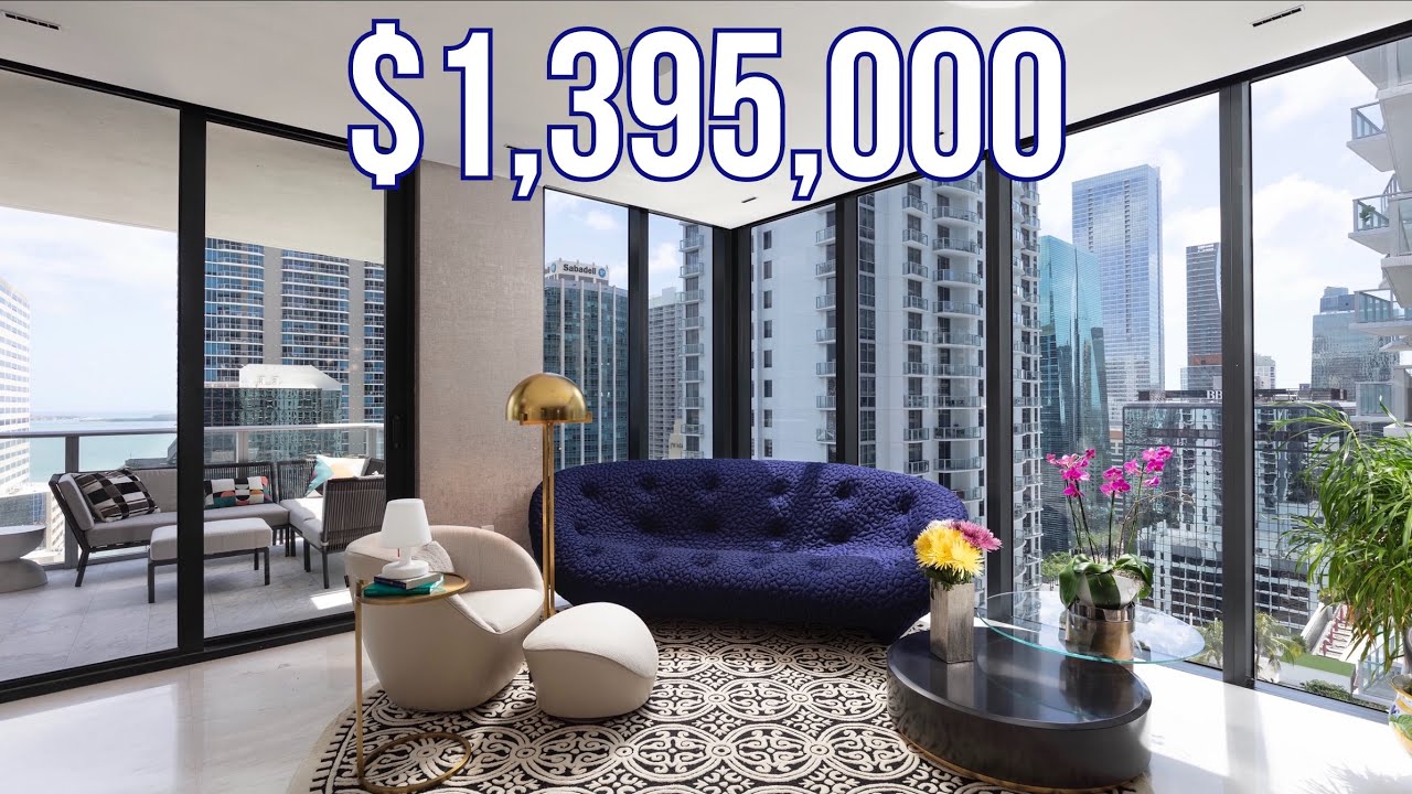 Exquisite $1.4 Million Custom Corner Unit Condo in Miami | The Trophy Unit of 1010 Brickell