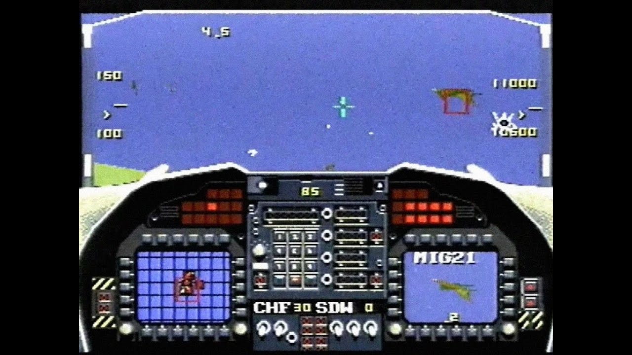 F-22 Interceptor (SEGA Mega Drive\Genesis, 1991) [real console clone, HD]
