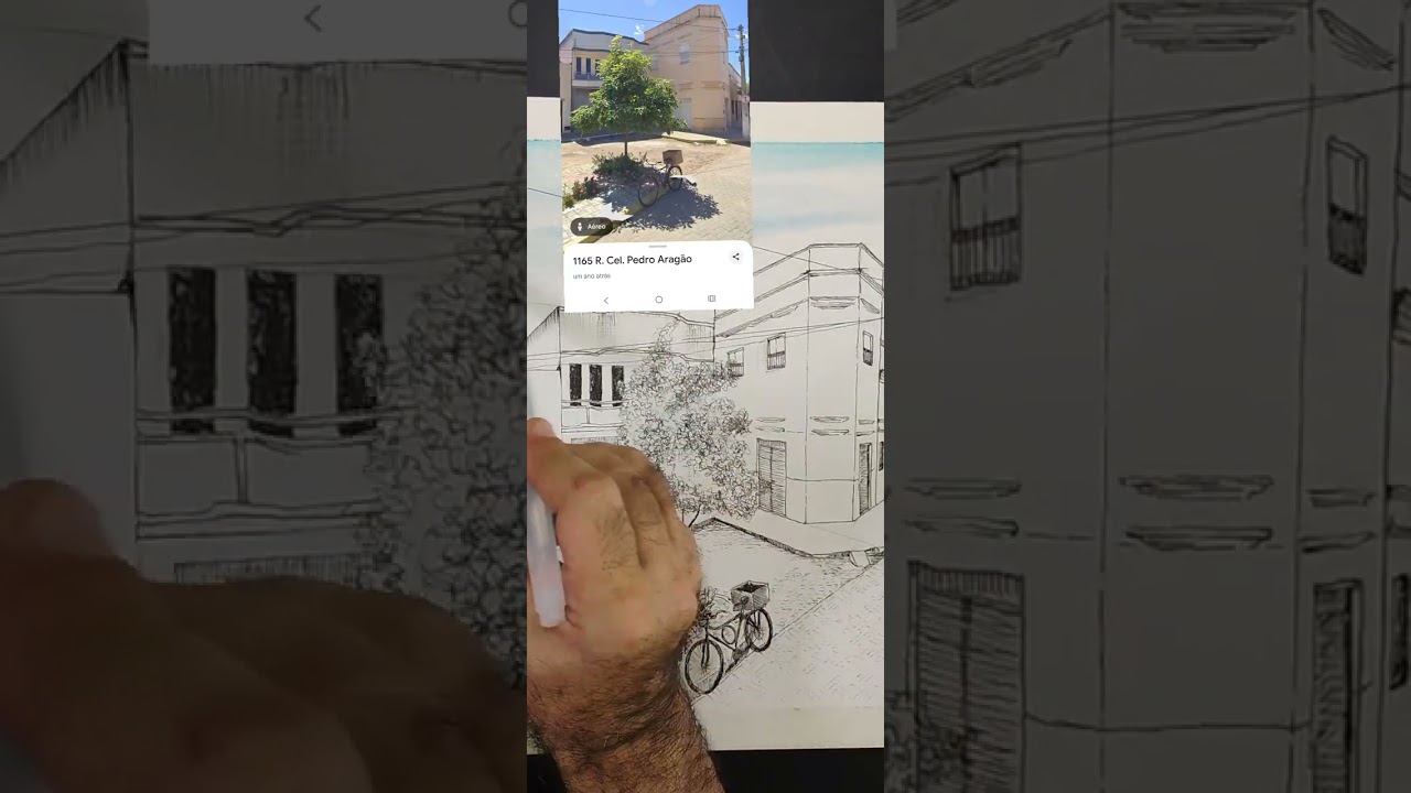 ​DO RASCUNHO À ARTE FINAL: Pintando o Centro Histórico de Ipu (Mini Tutorial)