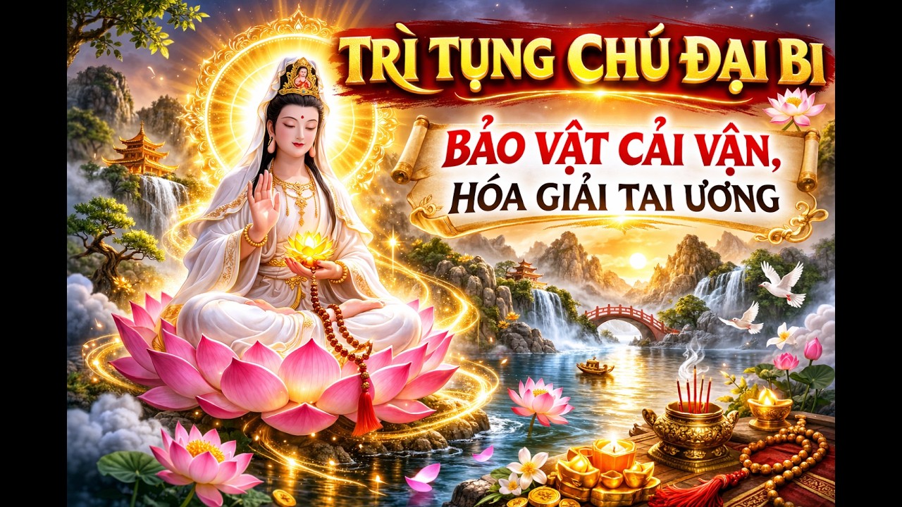 Trì Tụng Chú Đại Bi: Tu Dưỡng Nội Tâm, Tâm An, Trí Sáng Mang Lại Tài Lộc Và Bình An #loiphatday