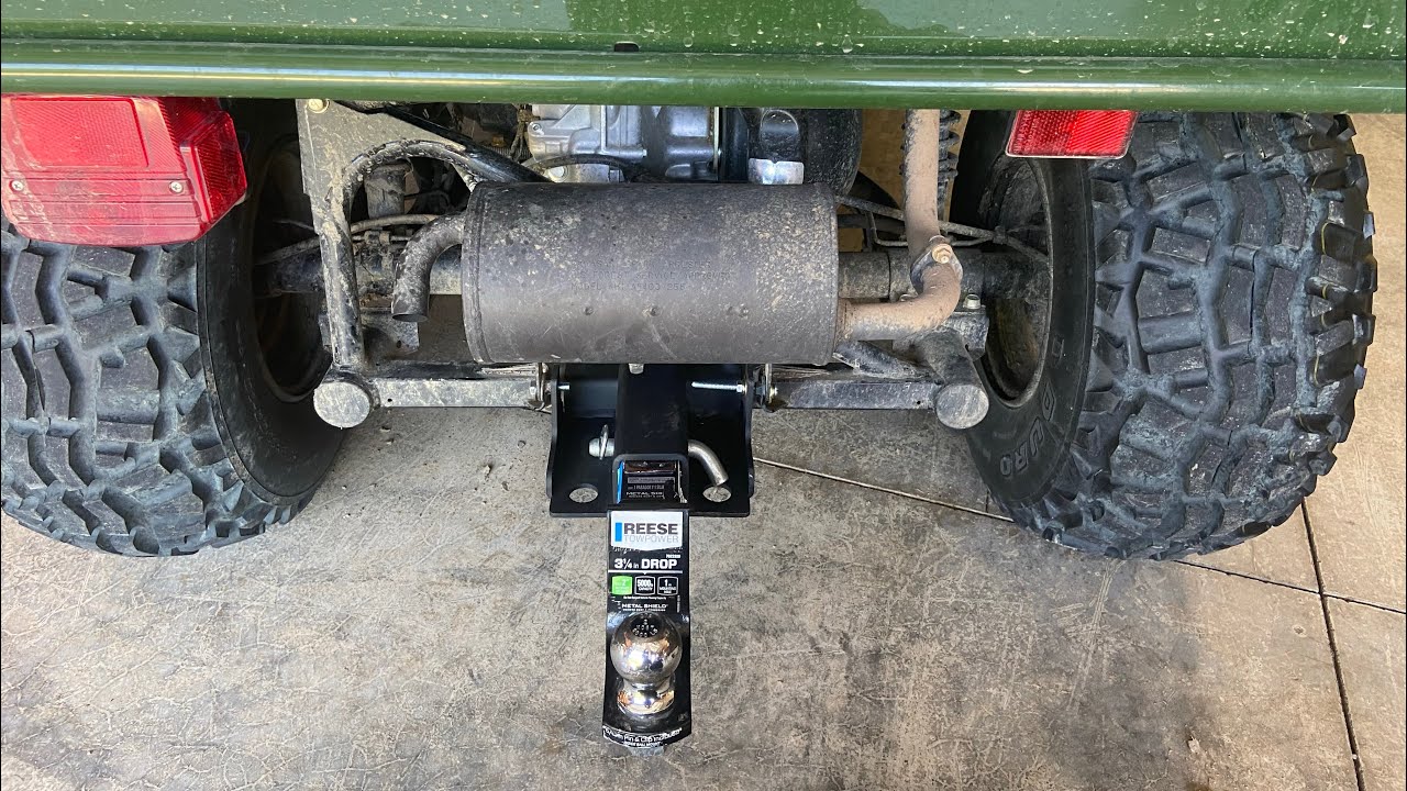 2020 Kawasaki Mule SX trailer hitch install and thoughts