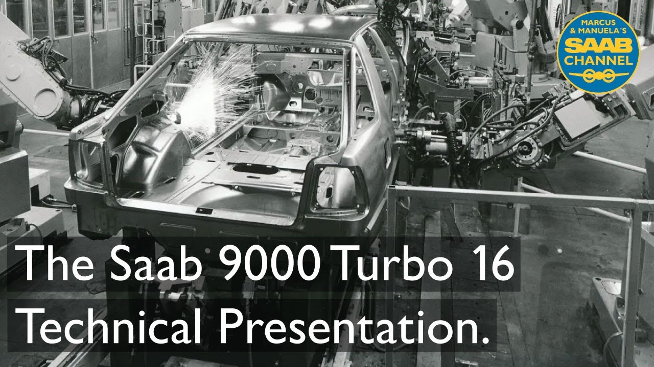 Техническая презентация Saab 9000 Turbo 16