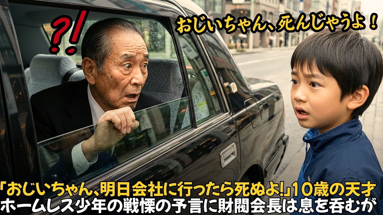 「おじいちゃん、明日会社に行ったら死ぬよ！」10歳の天才ホームレス少年の戦慄の予言に財閥会長は息を呑むが…｜人生の教訓｜オーディオブック