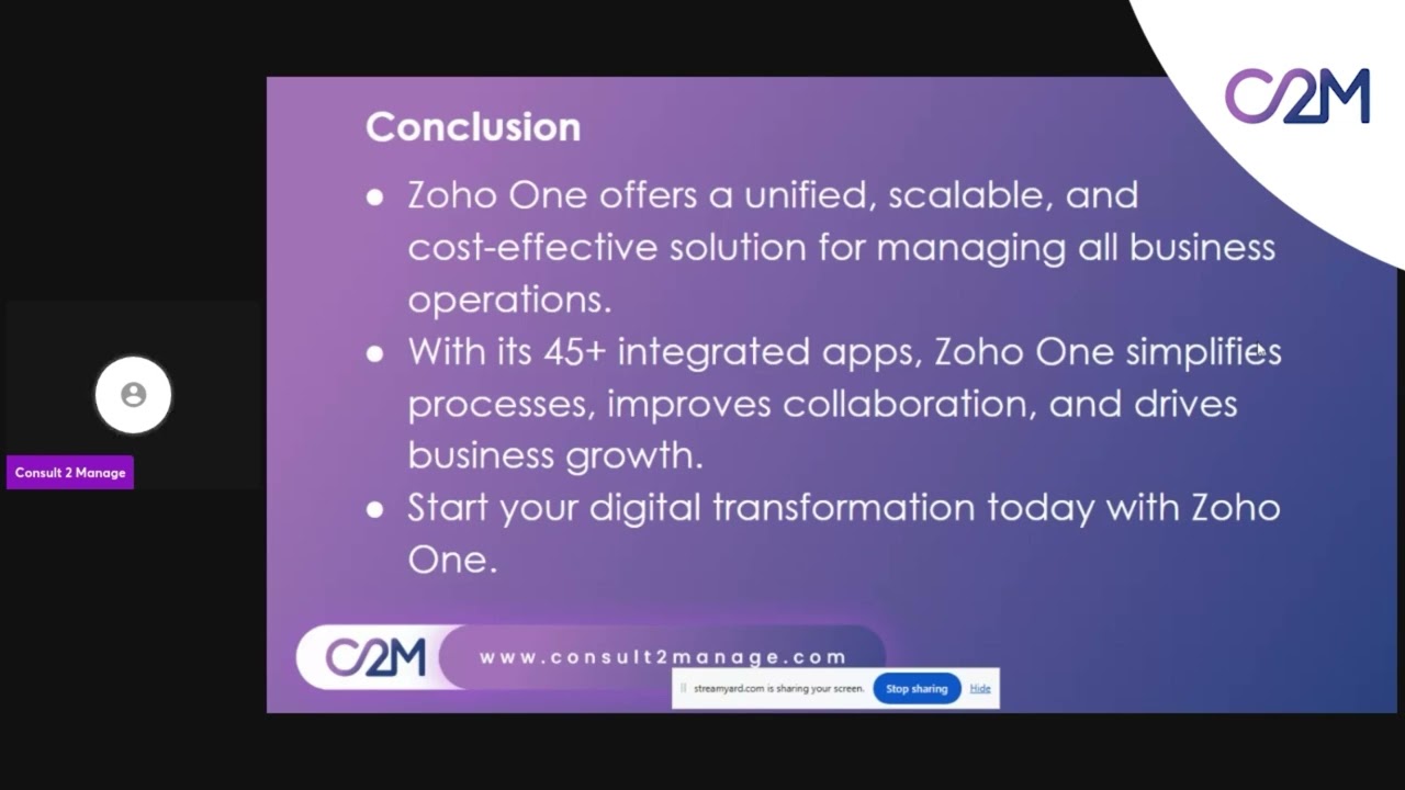 Zoho One: The Ultimate Business Solution!