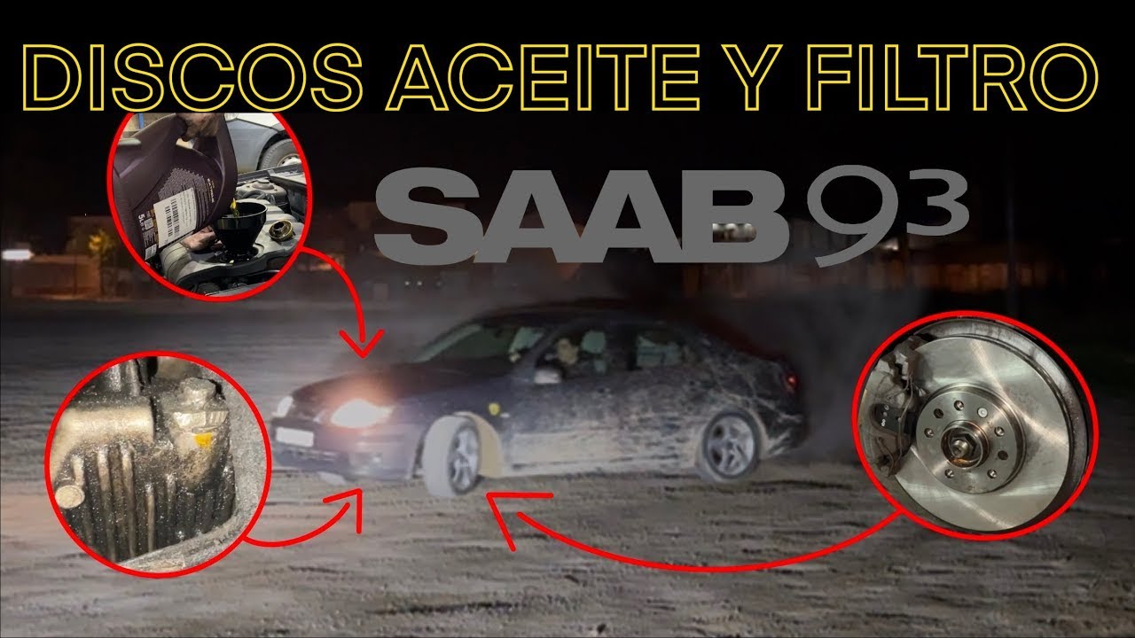 Preparo el SAAB Para Hacer el Gamba | SAAB 93 | Discos Aceite y Filtro Nuevos